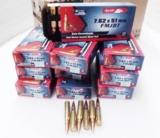 Ammo: .308 Winchester Aguila 200 round Lot of 10 Boxes 150 grain Boat Tail FMC Brass Case Full Metal Jacket Remington Eley Affiliate Mexico 10x$14.90
- 3 of 13