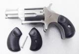 North American Arms .22 Short Long Rifle Mini Revolver Grips Black Rubber with Screw No Magnum Round Butt Only
- 1 of 15
