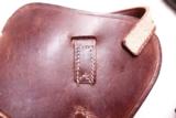 GI style Shoulder Holster 45 Autos 1911 Pistols New India Brown Leather WWI WWII type GL0108 Colt Government Model 45 Automatic Short Chest Strap vari - 3 of 9