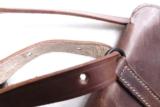 GI style Shoulder Holster 45 Autos 1911 Pistols New India Brown Leather WWI WWII type GL0108 Colt Government Model 45 Automatic Short Chest Strap vari - 4 of 9