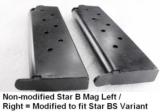 Star 9mm Model B 9 Shot Magazine Older Models with Slotted Grip Frame Mag Well Variant 9 Round Blue Steel Triple K NIB XM484M - 12 of 15