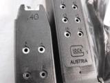 3 Glock 22 Factory Magazines 15 Shot 40 S&W or 357 Sig Gen 3 $19 per on 3 or more .40 Smith & Wesson or .357 Sig Caliber model 31 Pistols - 10 of 15