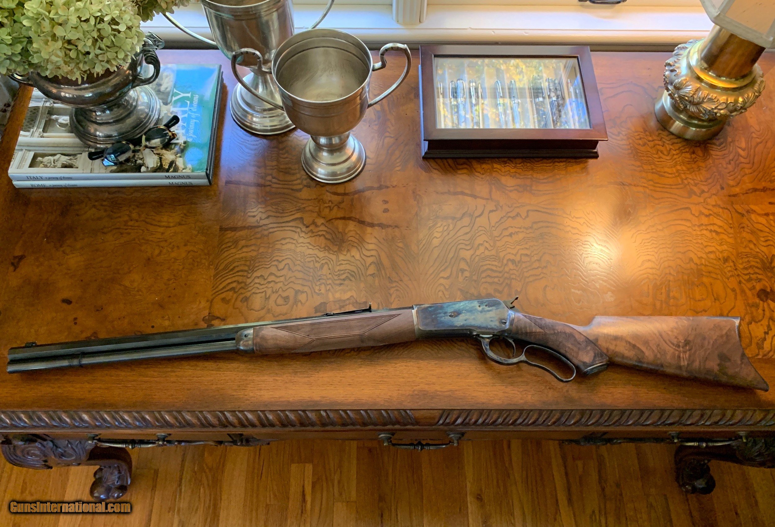 Winchester 1886 Deluxe Case Hardened Lever Action Rifle
