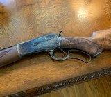 Winchester 1886 Deluxe case hardened lever action rifle - 9 of 10