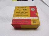 Kynoch .577/.450 10 rounds ,Martini- Henry rifle cartridges - 1 of 4
