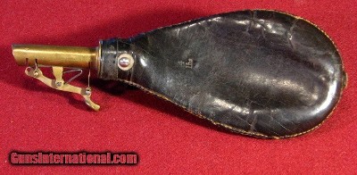 Leather/Brass Shot Flask