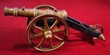 Decorative Brass Cannon        - 4 of 4