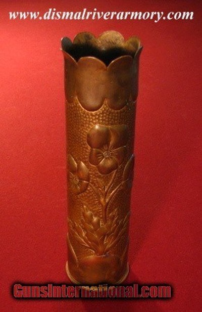 Trench Art Vase  