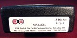 CH-4D .505 Gibbs Dies  - 2 of 2