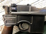 MAUSER C96 Wartime Commercial .30 Luger 1915 - 1918 - 9 of 17
