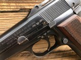 Rare FN Browning Hi Power - Tangent Sight - 1940 1st German Occupation - 4 of 18