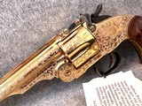 Smith & Wesson Schofield 3rd Model Performance Center, Gold plated, Engraved - Heritage Series set of 2 revolvers - 7 of 19