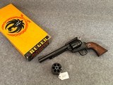 Ruger BlackHawk 3 Screw Flattop in .357 Magnum and 9mm with 6.5
