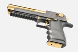 Magnum Research Desert Eagle MK XIX BK/TG Titanium Gold Barrel 50 AE 6 IN - 4 of 6