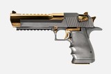 Magnum Research Desert Eagle MK XIX BK/TG Titanium Gold Barrel 50 AE 6 IN