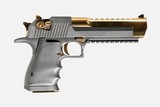 Magnum Research Desert Eagle MK XIX BK/TG Titanium Gold Barrel 50 AE 6 IN - 2 of 6