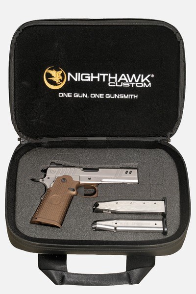 NIGHTHAWK BDS9 COMM W/ SANDHAWK TAN DOUBLE STACK GRIP UPGRADE 9MM 4.25 IN - Image 7 of 8