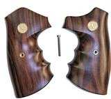 Colt Python Rosewood Grips With Medallions - 1 of 2