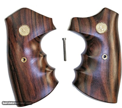 Colt Python Rosewood Grips With Medallions