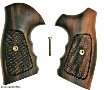 Smith & Wesson J Frame Combat Tigerwood Grips, Checkered