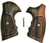 Smith & Wesson J Frame Combat Tigerwood Grips, Checkered - 1 of 1