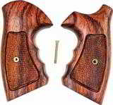 Smith & Wesson K & L Frame Combat Rosewood Grips, Checkered