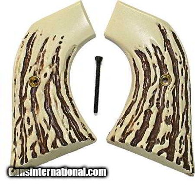 Ruger Vaquero XR3-Red Imitation Jigged Bone Grips