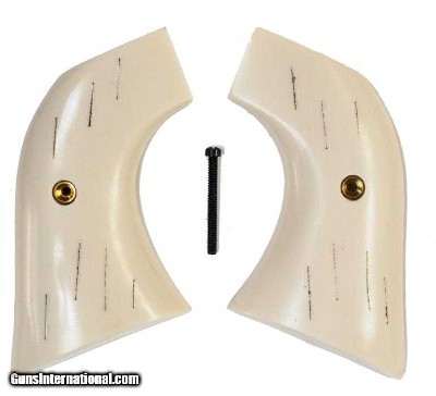 Ruger Vaquero XR3-Red Ivory-Like Barked Grips