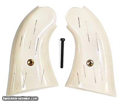 Remington 1858 Pietta Ivory-Like "Barked" Grips