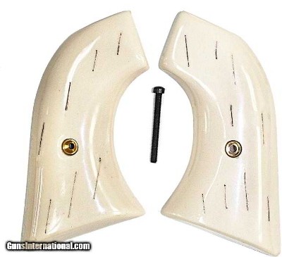 Hawes Western Marshall Ivory-Like "Barked" Grips