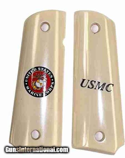 US Marines Colt 1911 Officers Model Grips