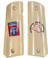 82nd Airborne Colt 1911 Operation Iraqi Freedom Military Grips- 1 of 2