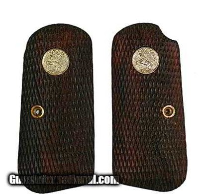 Colt 1903 & 1908 Rosewood Grips With Medallions