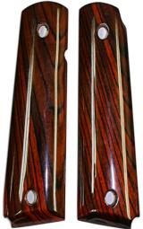 Colt 1911 Cocobolo Rosewood Grips - 1 of 2