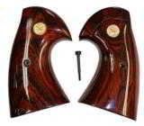 Colt Python or 2021 Anaconda Rosewood Grips, Smooth With Medallions - 1 of 4