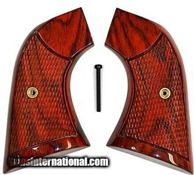 Ruger Vaquero XR3-Red Cocobolo Rosewood Checkered Grips