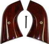 Ruger New Vaquero 2005 & 50th Anniv. Blackhawk .357 Cocobolo Rosewood Grips - 1 of 2