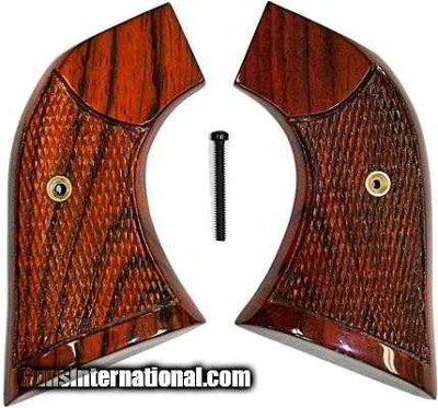 Ruger New Vaquero 2005 & 50th Anniv. Blackhawk .357 Rosewood Checkered Grips