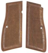 Browning FN Hi Power, Model 1935 Walnut Checkered Grips - 1 of 1