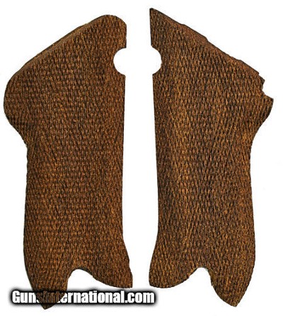 Luger P .08 Walnut Checkered Grips
