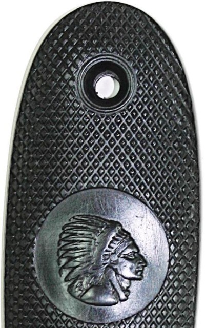 Savage Buttplate Checkered with Indian Warrior