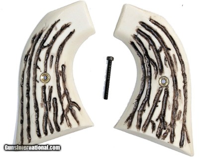 High Standard Double Nine Jigged Bone Grips