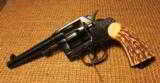 Colt 1917 New Service or 1909 Revolver Imitation Jigged Bone Grips - 2 of 3