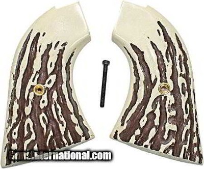 Colt Scout & Frontier Imitation Jigged Bone Grips