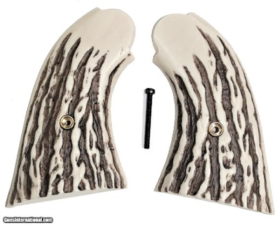 Remington 1858 Pietta Imitation Jigged Bone Grips