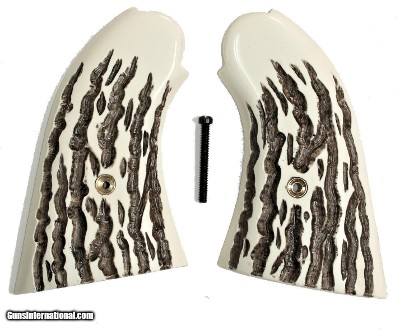 Remington 1858 Uberti Imitation Jigged Bone Grips