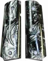 Colt 1911 Pearl Black Grips - 1 of 2