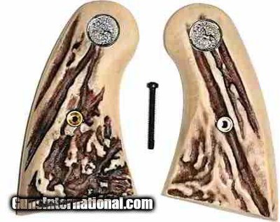 Colt Army Special Stag-Like Grips With Medallions