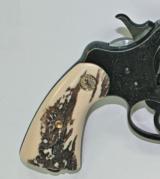 Colt 1917 New Service or 1909 Revolver Stag-Like Grips With Medallions - 2 of 2