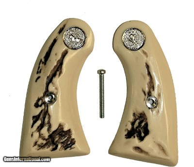 Colt Police Positive Stag-Like Grips With Medallions